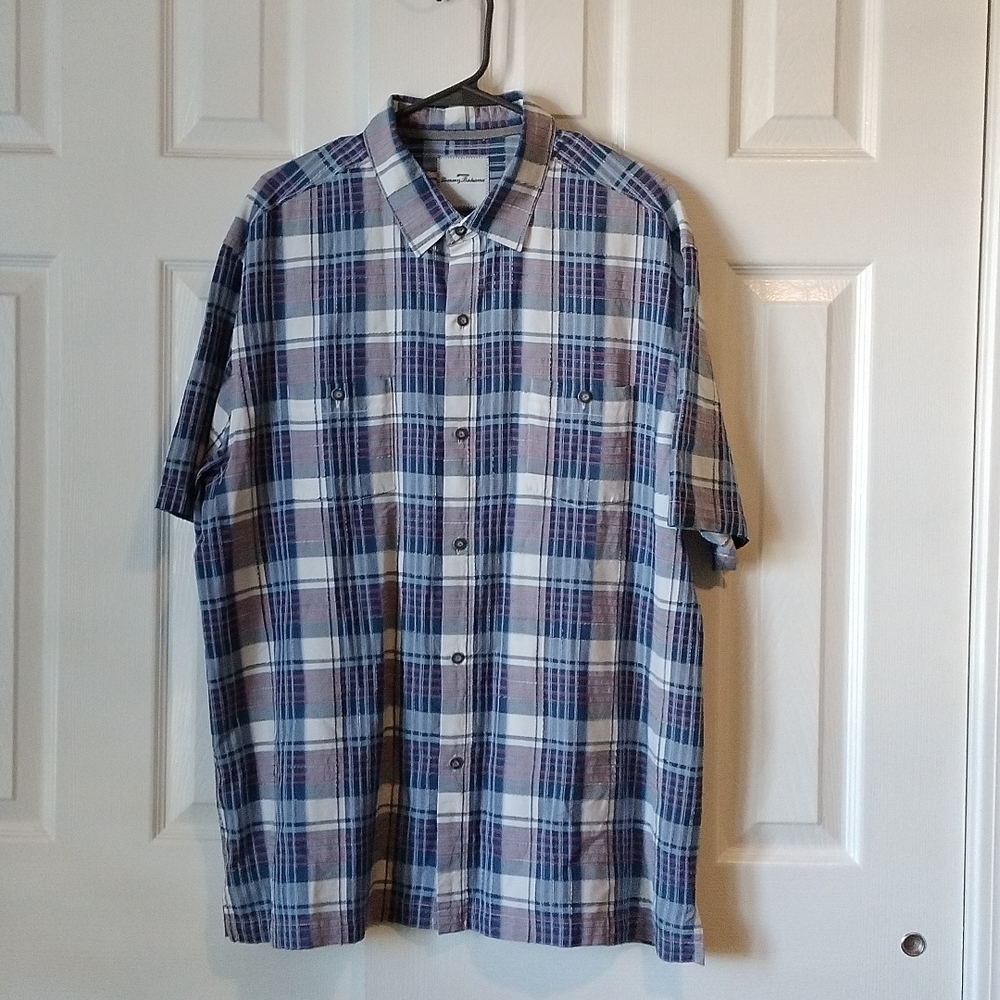 Mens Button Down Short Sleeve Tommy Bahama Shirt